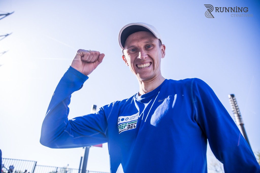 Emil Dobrowolski po Orlen Warsaw Marathon