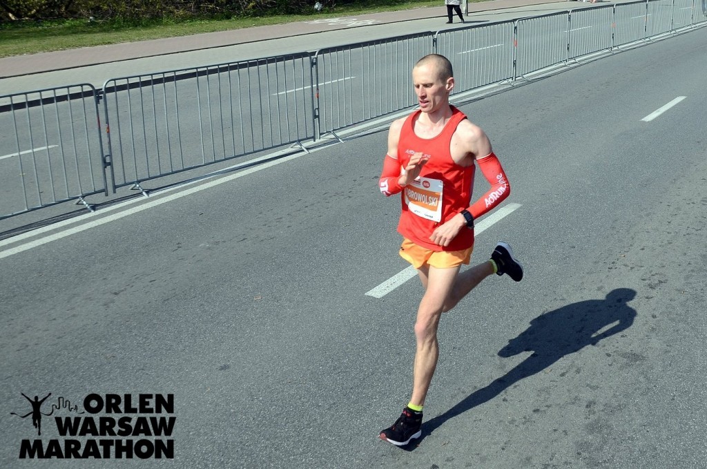 Emil Dobrowolski maraton w Warszawie - Orlen Warsaw Marathon 2019