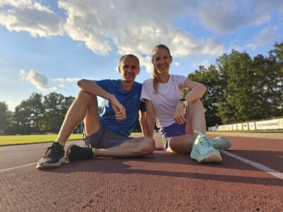 Zajęcia lekkoatletyczne dla dzieci. Treningi biegowe na stadionie w Legionowie